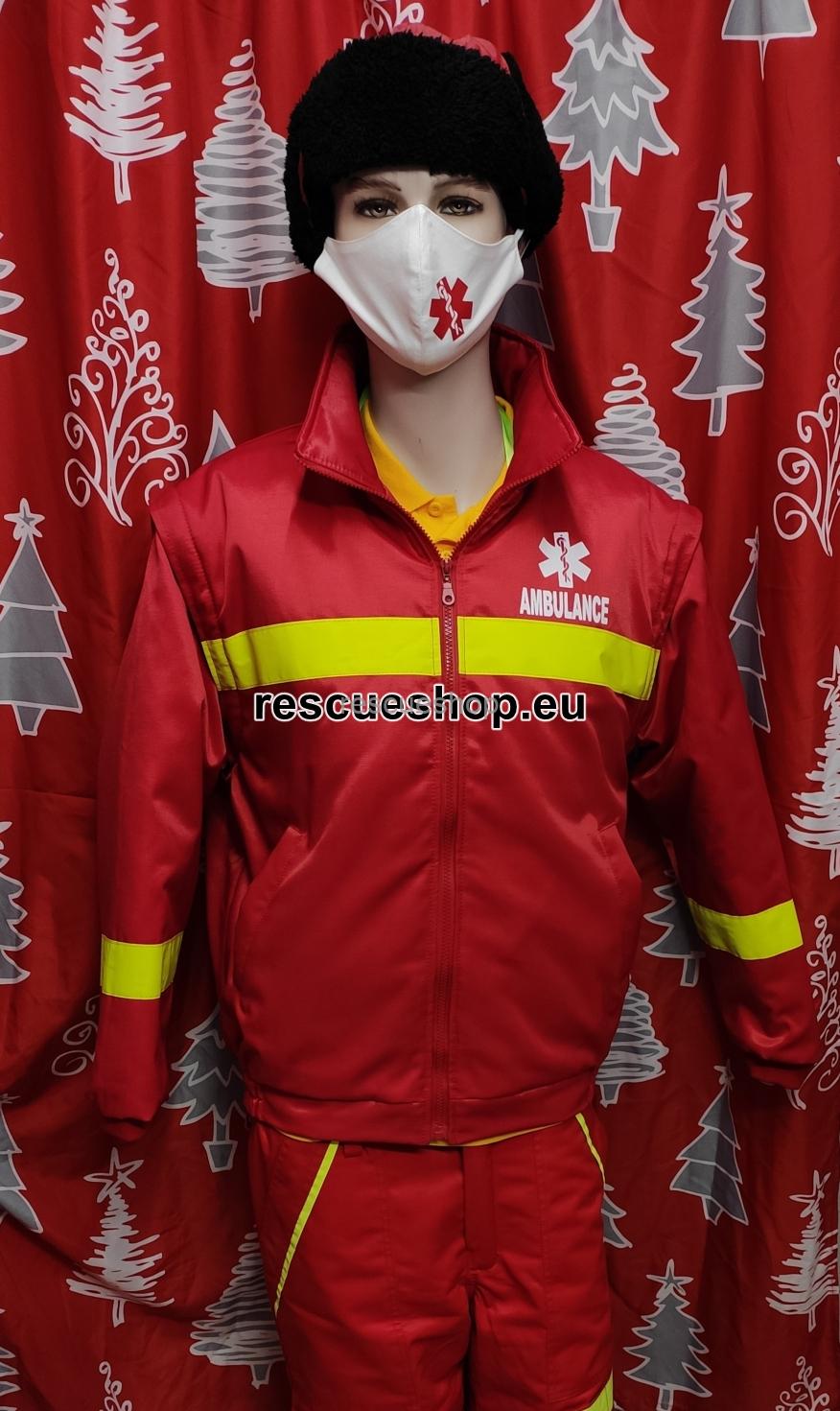 Vászon MENTŐS DZSEKI Téli /fix béléssel/ MENTŐK felirattal