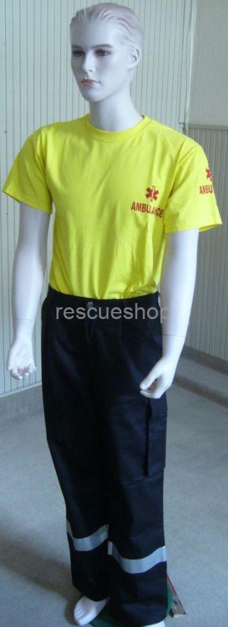 Környakas ambulanciás póló színes